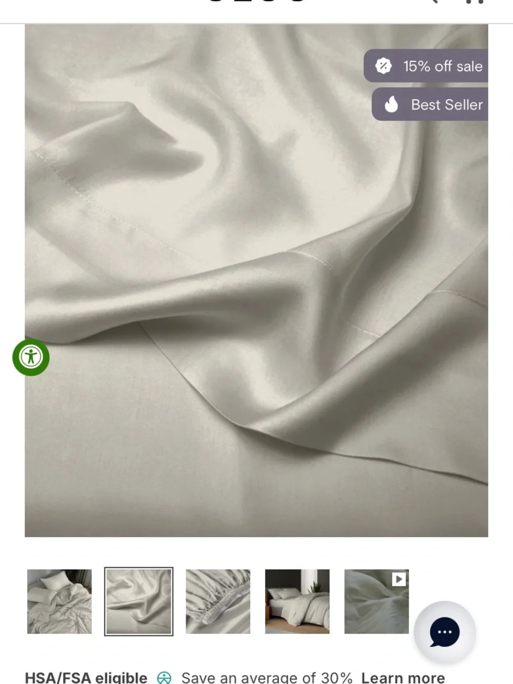 NWT Sijo DOZ king Bamboo Sheet Set - 2 Pillowcases, 1 Fitted & 1 Flat Sheet